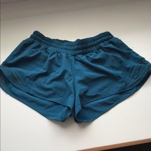 Lululemon Teal Running Shorts
